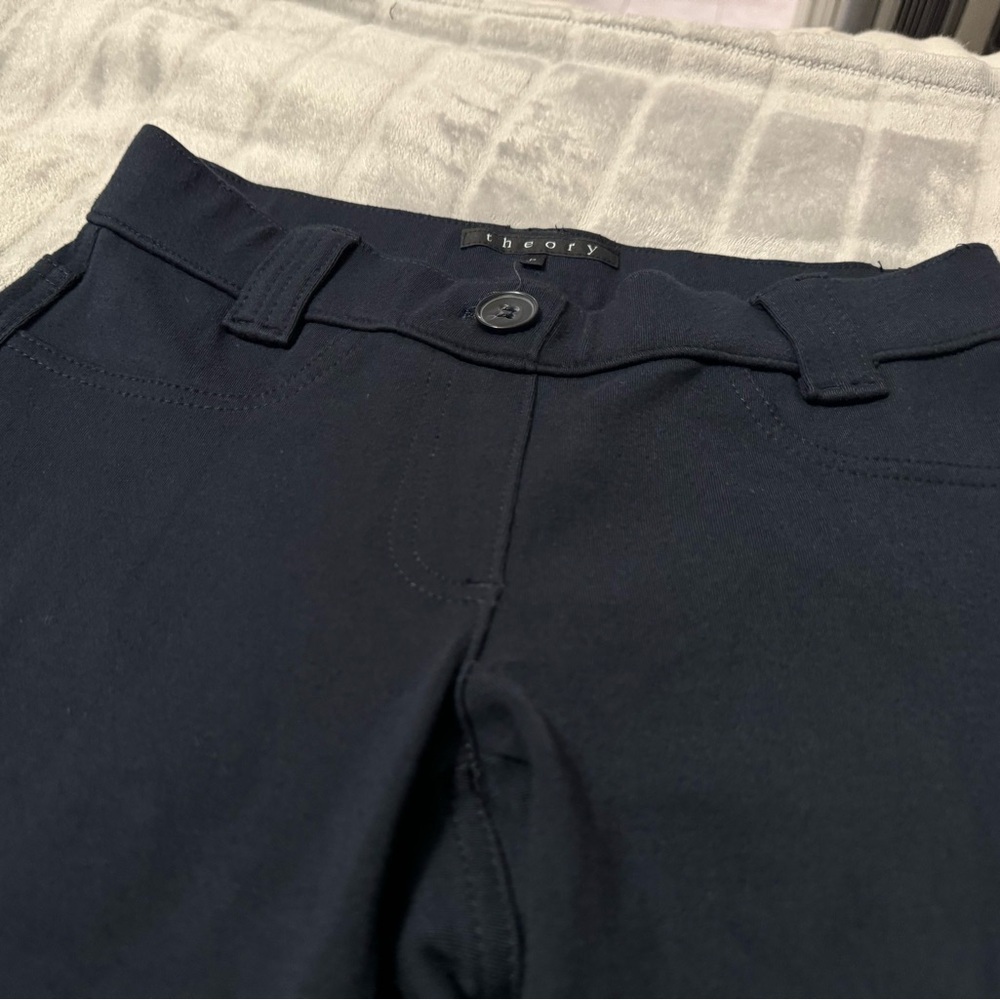 Theory Navy Leggings Size P - Picture 2 of 7